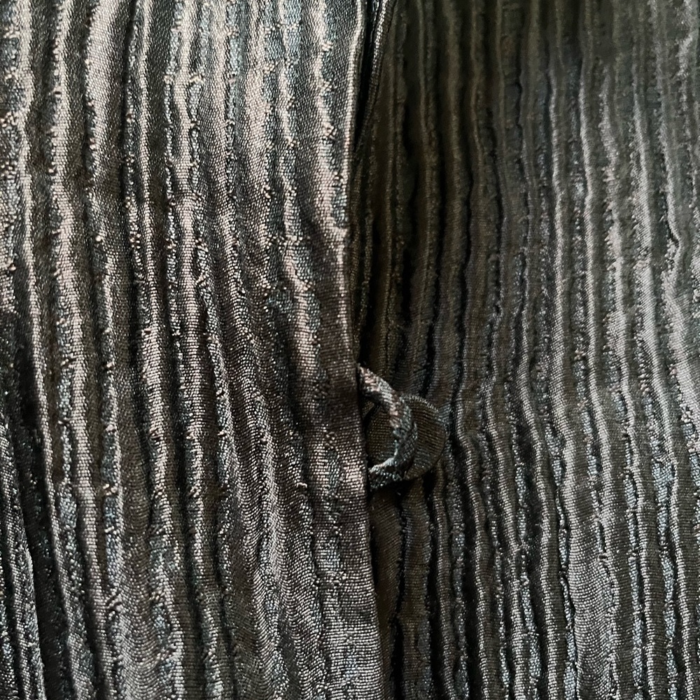 Eileen Fisher Brown Textured Silk Duster Jacket Size XL - Picture 4 of 10